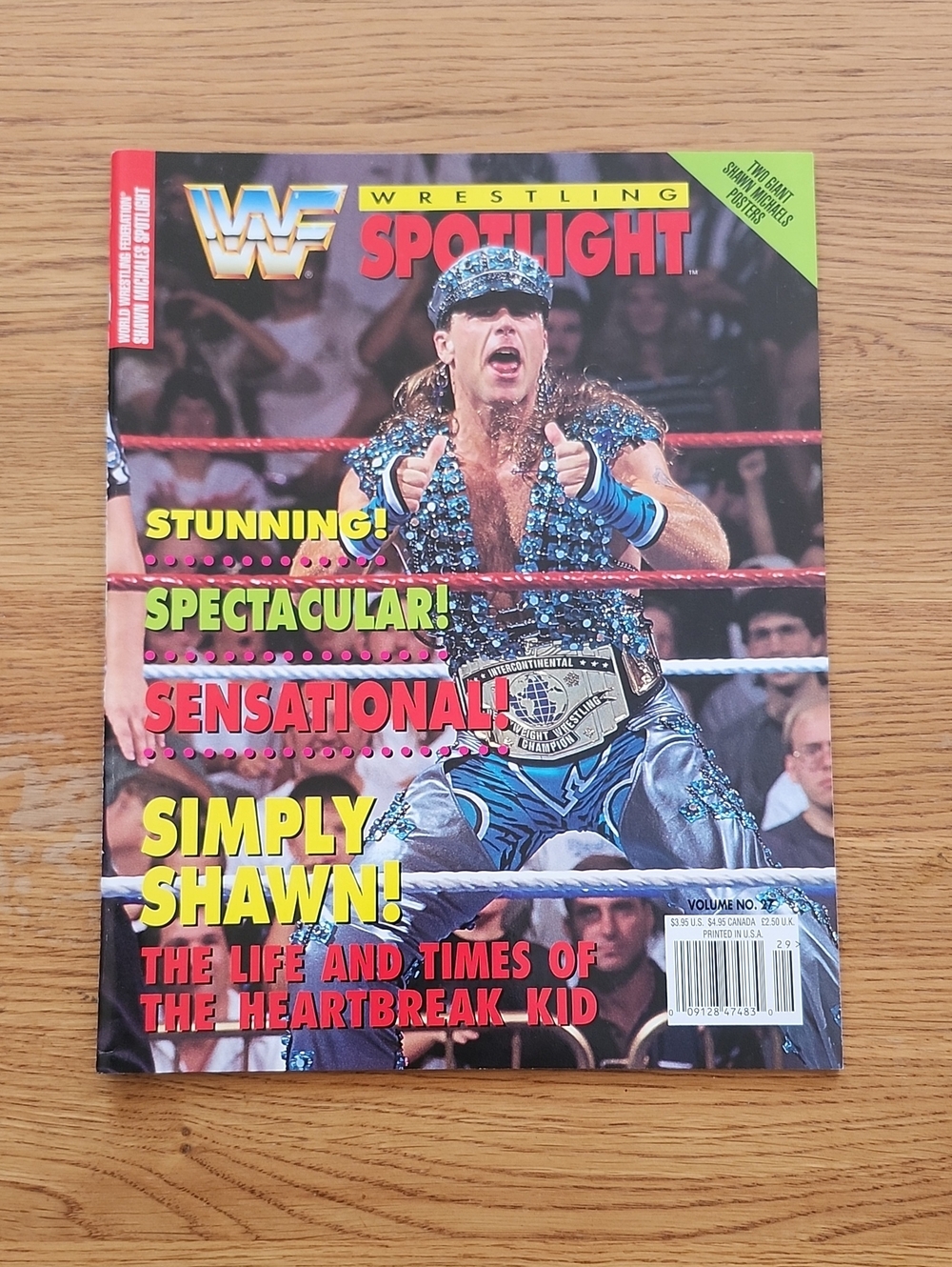 WWE Shawn Michaels Spotlight Magazine Vol27 1995